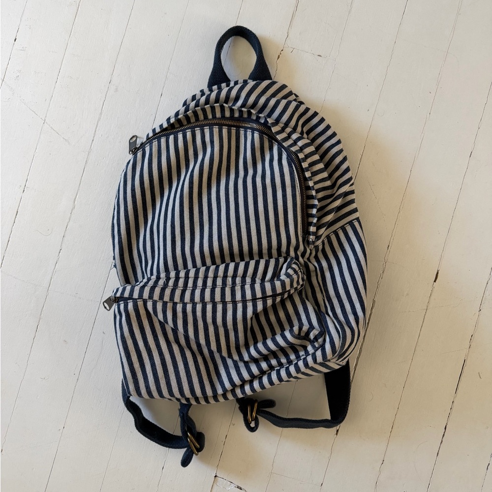 Striped Backpack